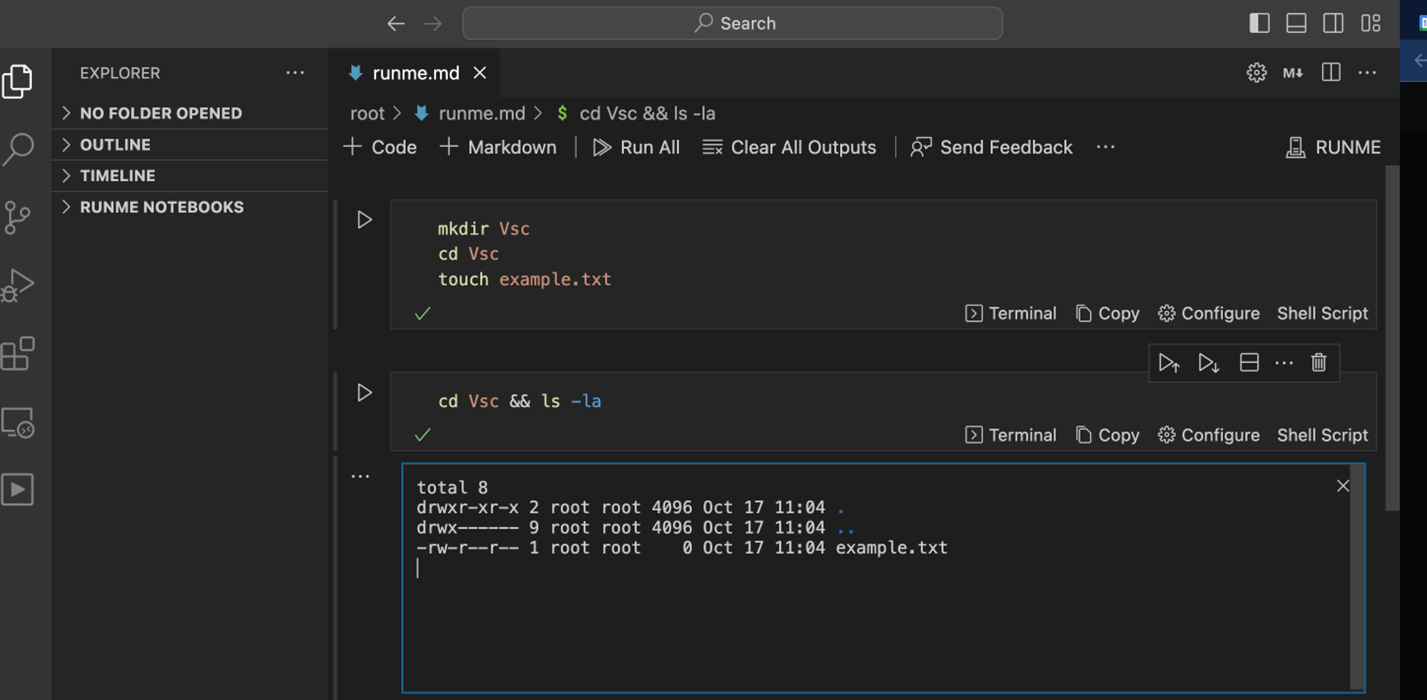 ssh with Vsc